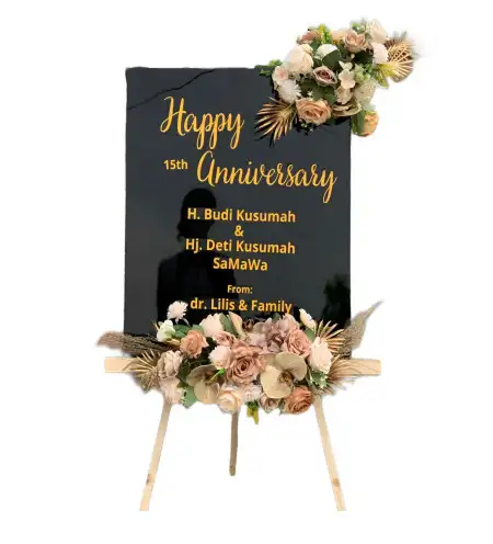 Papan Bunga Akrilik Dukuh Menanggal