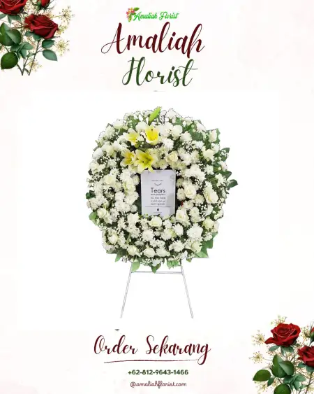 Krans Bunga Duka Dukuh Menanggal