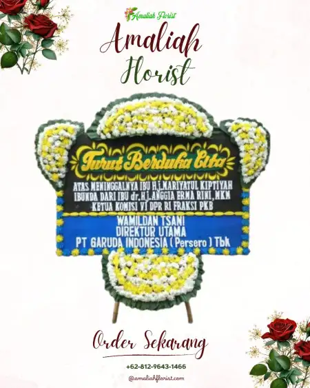 Papan Bunga Duka Dukuh Menanggal